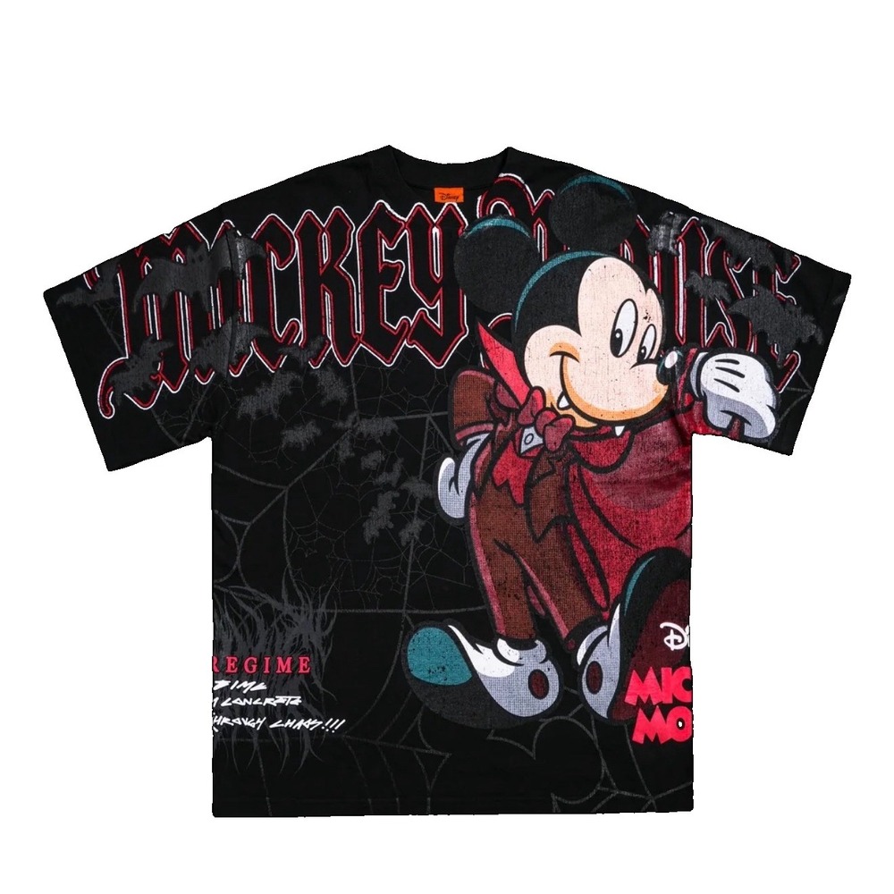 Civil Regime Disney Count Mickey SBS 199X Oversized Tee Large Black NWT Presale